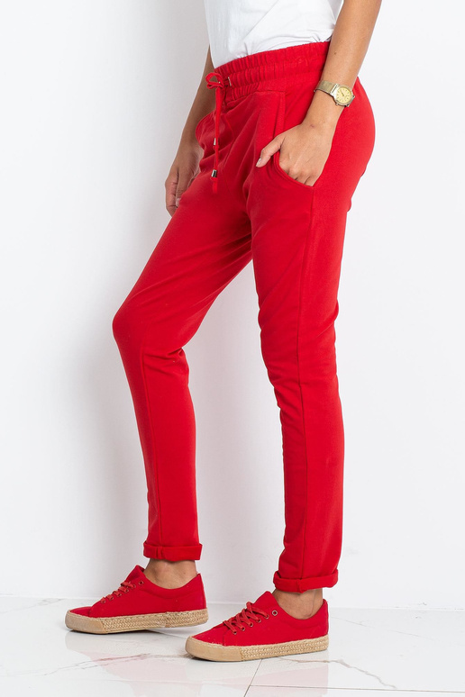 Raudonos „Cadence“ kelnės