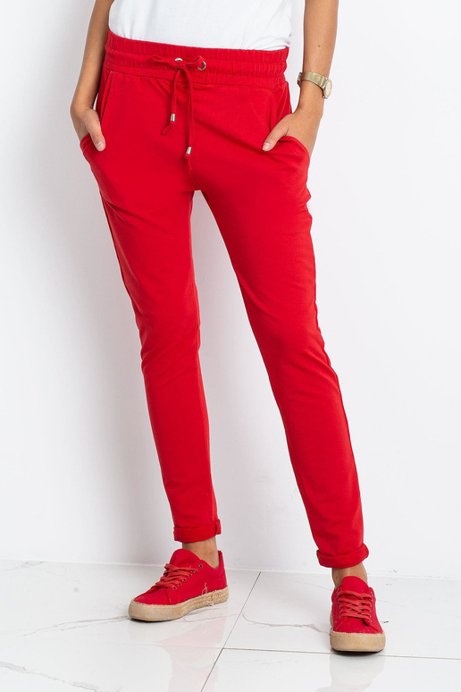 Raudonos „Cadence“ kelnės