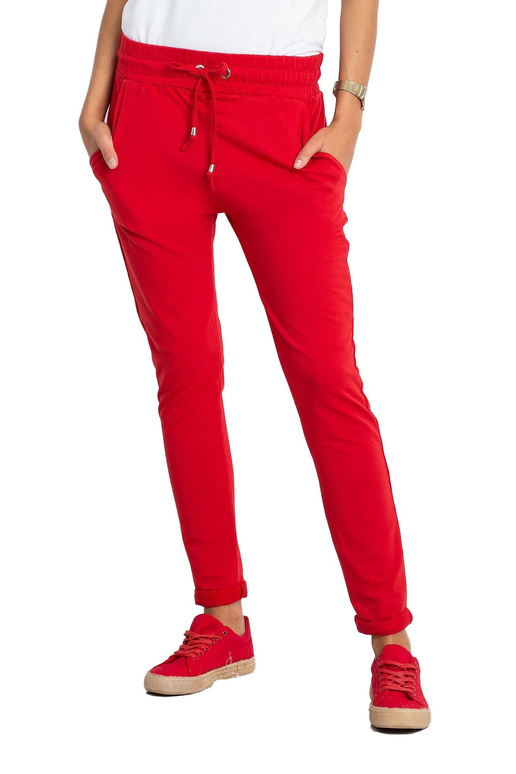 Raudonos „Cadence“ kelnės
