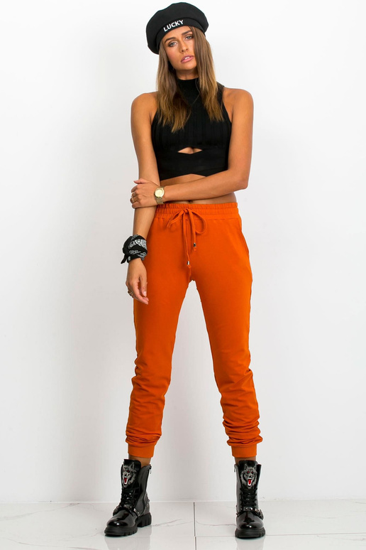Tamsiai oranžinės kelnės Greičiau