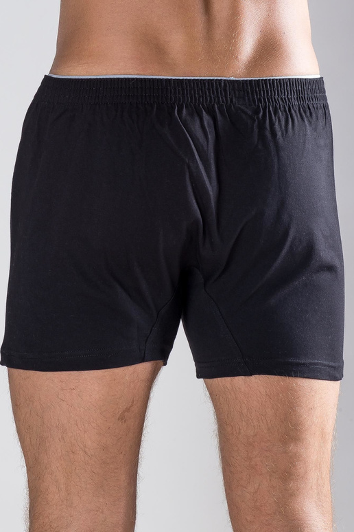 Juodi vyriški bokseriniai šortai