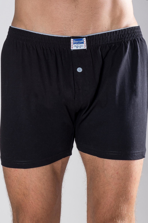 Juodi vyriški bokseriniai šortai