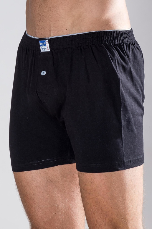 Juodi vyriški bokseriniai šortai