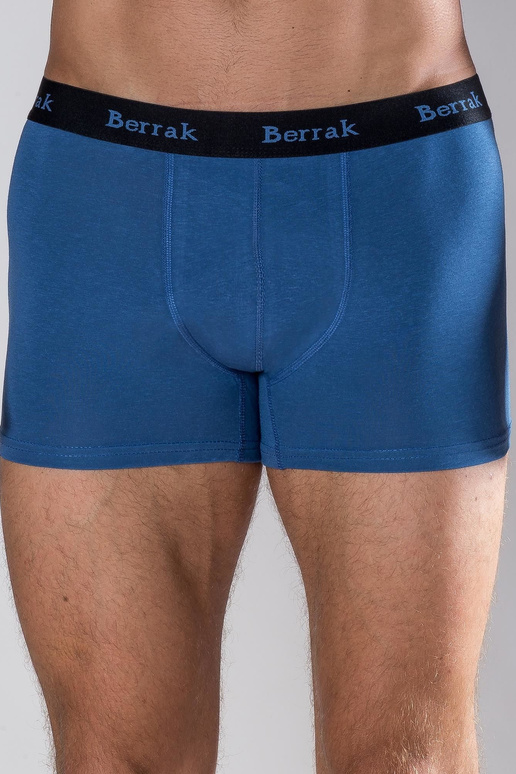 Mėlyni vyriški bokso šortai