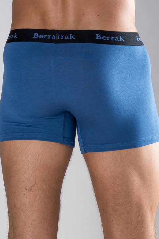 Mėlyni vyriški bokso šortai