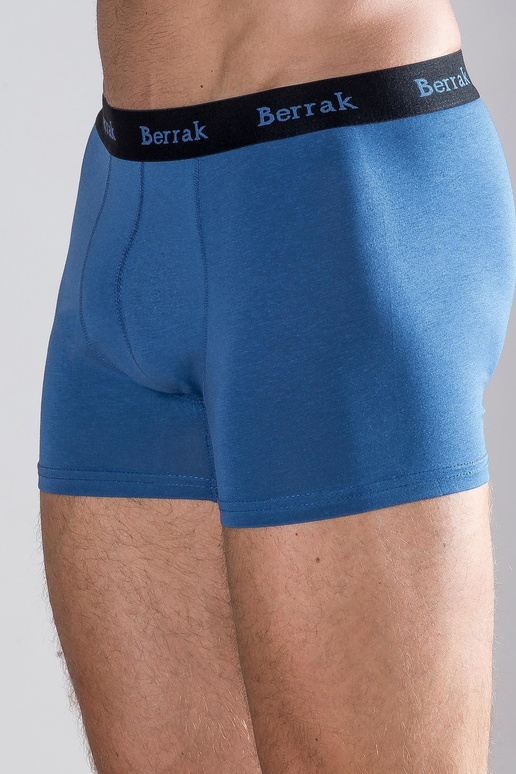 Mėlyni vyriški bokso šortai