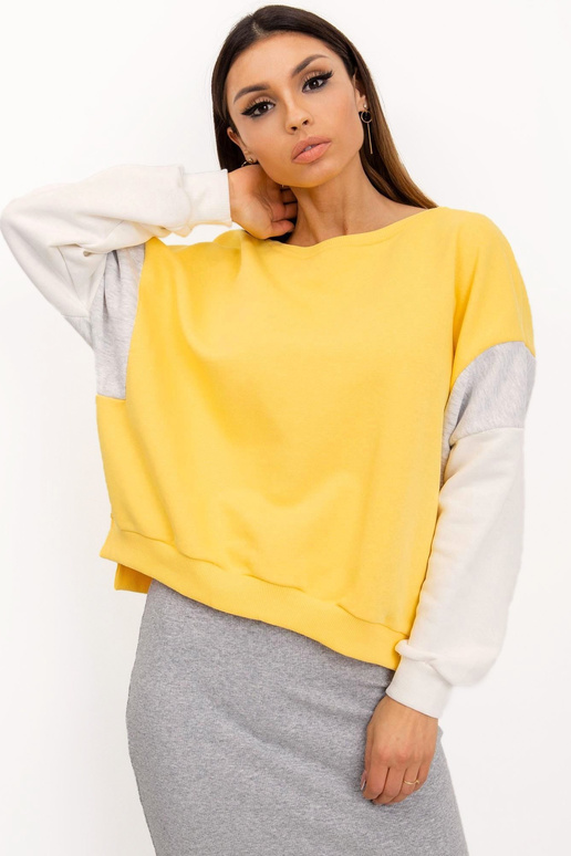 RUE PARIS Geltonas Mona megztinis