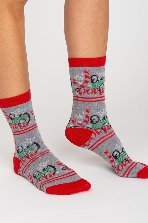Kalėdinės spaudos kojinės 3 poros