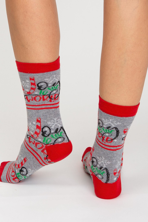 Kalėdinės spaudos kojinės 3 poros