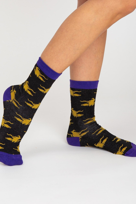 Spalvingas medvilninių kojinių rinkinys