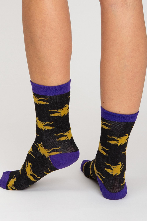 Spalvingas medvilninių kojinių rinkinys