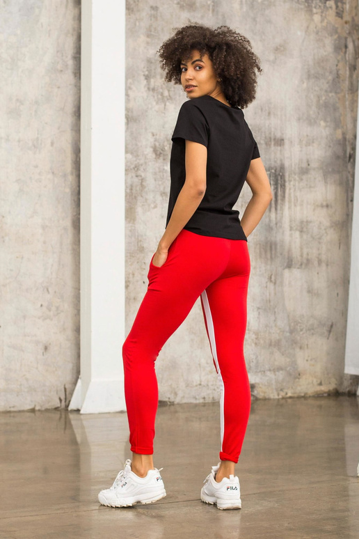 FOR FITNESS Juodi Layla marškinėliai