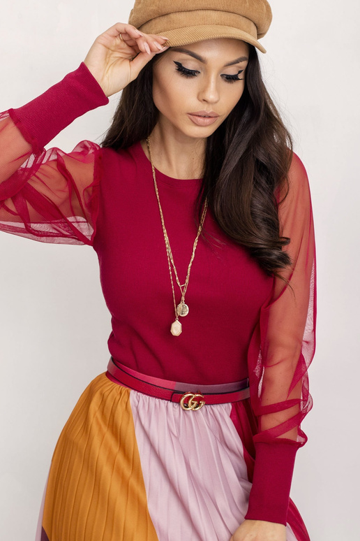 RUE PARIS Burgundiška palaidinė Cynthia