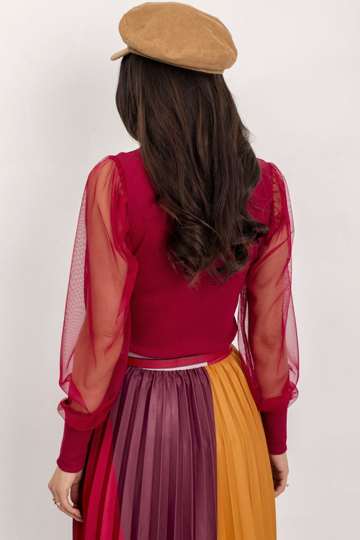 RUE PARIS Burgundiška palaidinė Cynthia