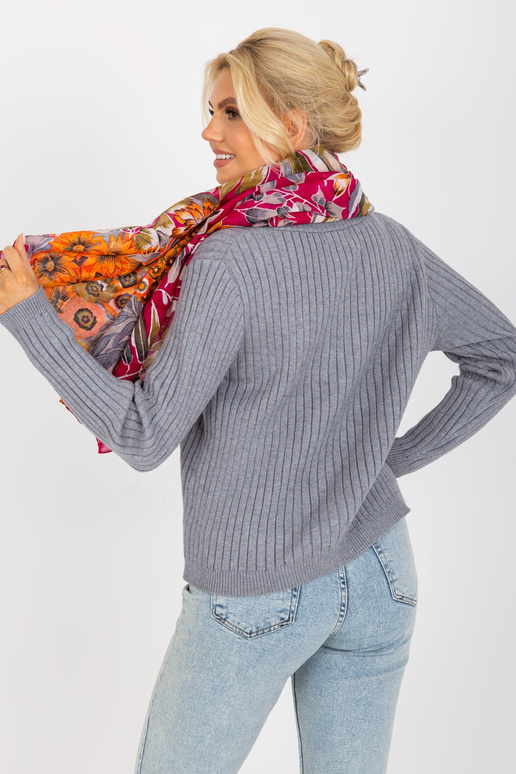 Tamsiai rožinis pareo raštais