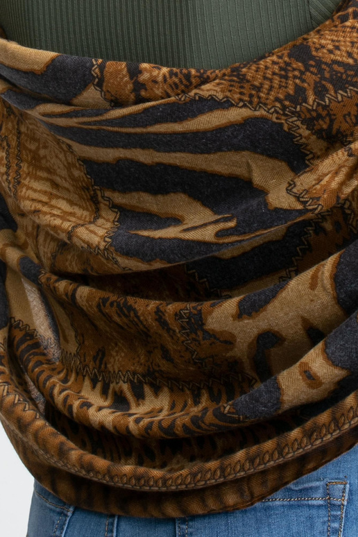 Šviesiai rudas gyvūnų rašto diržas