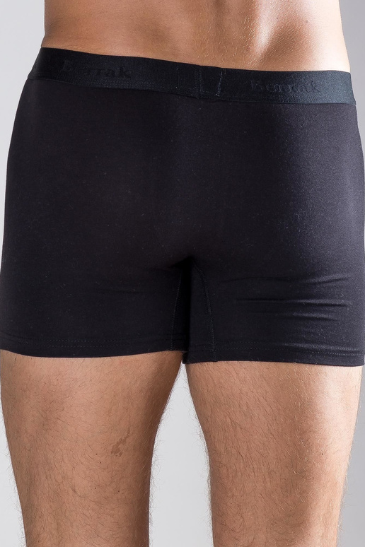 Juodi vyriški bokseriniai šortai