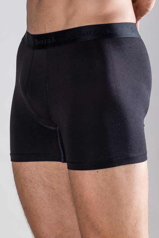 Juodi vyriški bokseriniai šortai