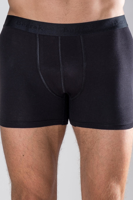 Juodi vyriški bokseriniai šortai