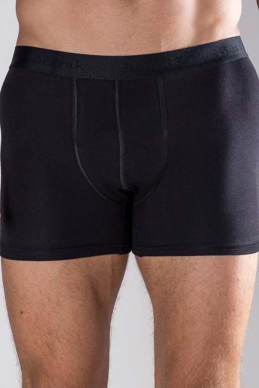 Juodi vyriški bokseriniai šortai