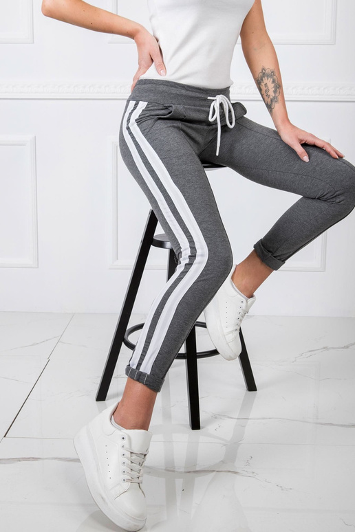 Tamsiai pilkos Laney kelnės