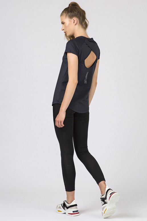 Tamsiai mėlyni TOMMY LIFE marškinėliai Tamsiai mėlyni TOMMY LIFE marškinėliai