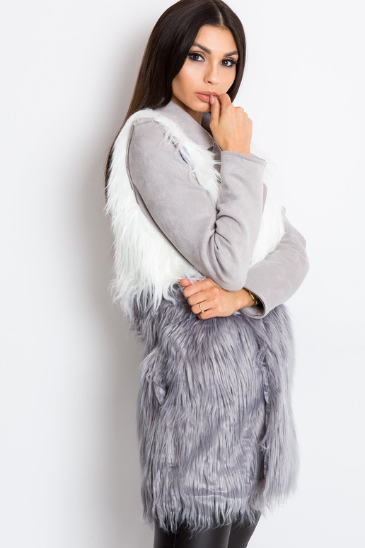 Balta ir pilka Lexie liemenė