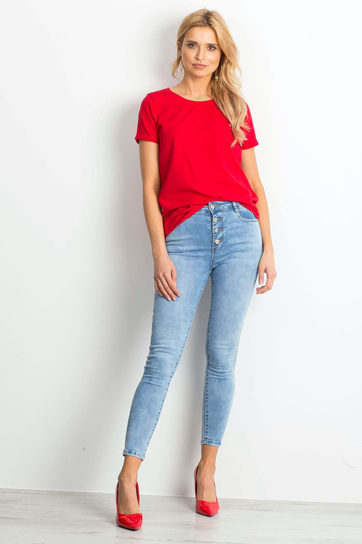 Raudoni transformuojantys marškinėliai