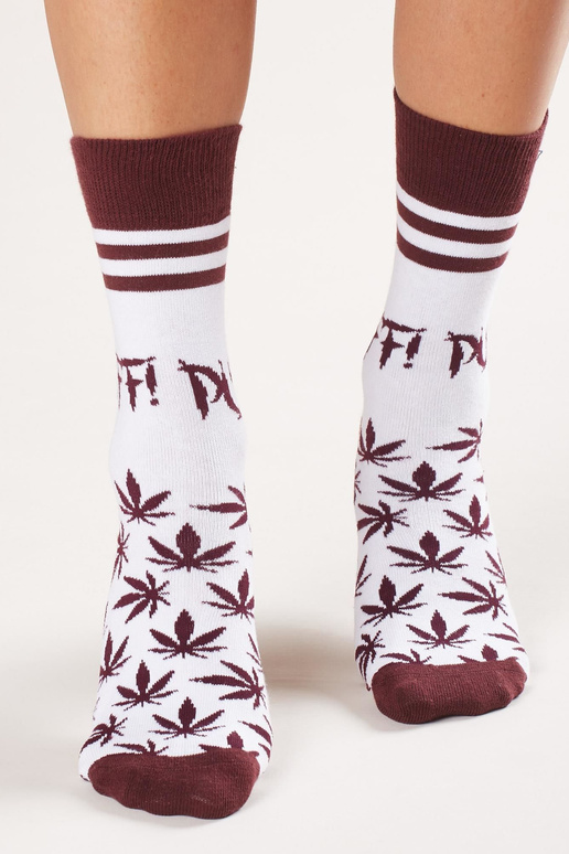 Skarpety-WS-SR-5046.48-bordowy