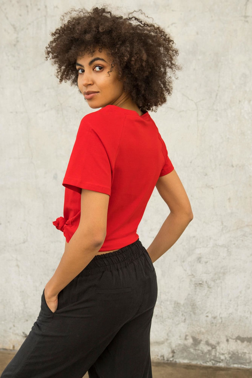 FOR FITNESS Raudoni marškinėliai Layla