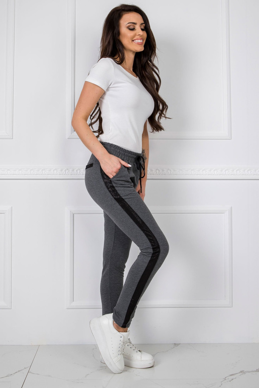 Tamsiai pilkos kelnės Active