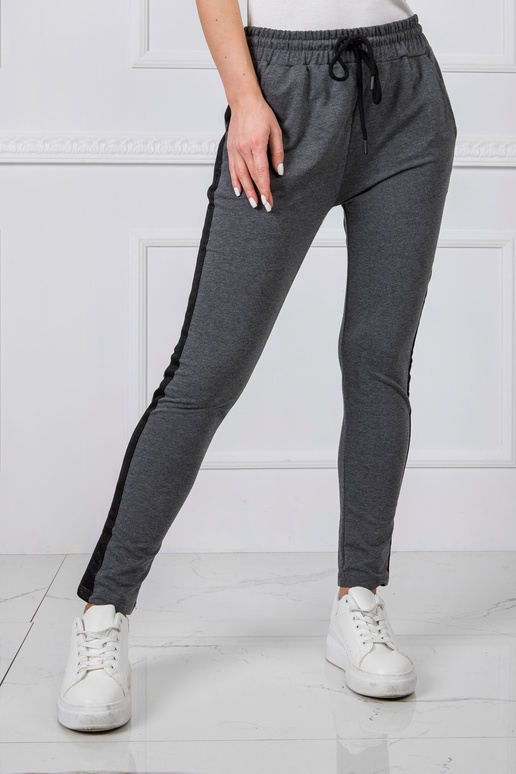 Tamsiai pilkos kelnės Active