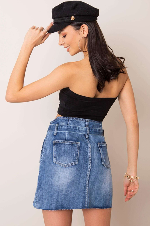 Nadya mėlynas sijonas