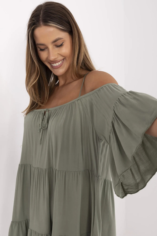 Veronique chaki spalvos suknelė Veronique chaki spalvos suknelė