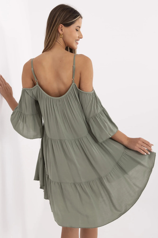 Veronique chaki spalvos suknelė Veronique chaki spalvos suknelė