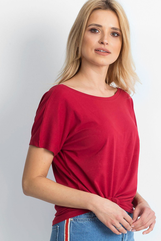 Burgundijos ugnies marškinėliai