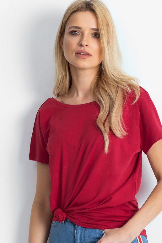 Burgundijos ugnies marškinėliai