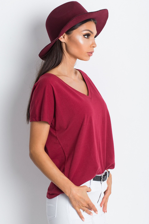 Marškinėliai-RV-TS-4832.16P-bordo Marškinėliai-RV-TS-4832.16P-bordo