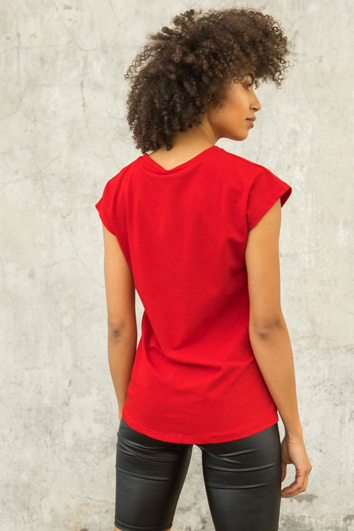 FOR FITNESS Raudoni marškinėliai Keira