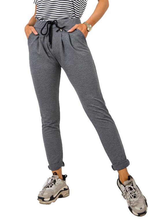 Tamsiai pilkos Jess kelnės