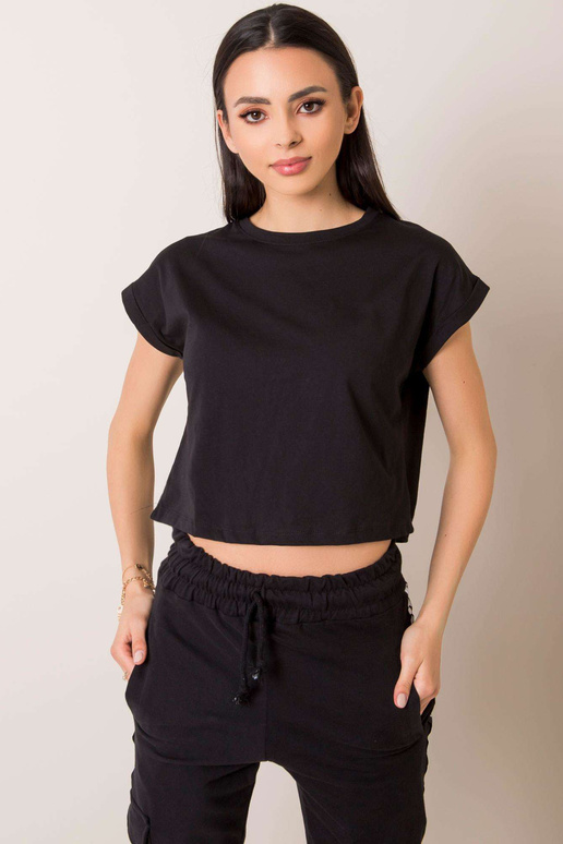 Juodi marškinėliai Eva RUE PARIS