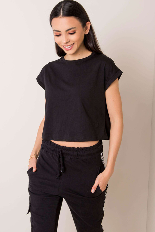 Juodi marškinėliai Eva RUE PARIS