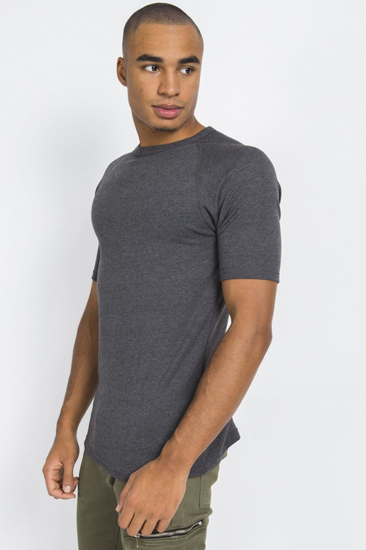 Tamsiai pilki vyriški termo marškinėliai