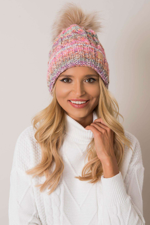 Spalvinga žieminė kepurė RUE PARIS