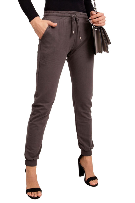 Tamsios chaki spalvos kelnės Greičiau