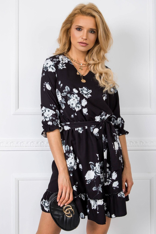 Juoda Polly suknelė