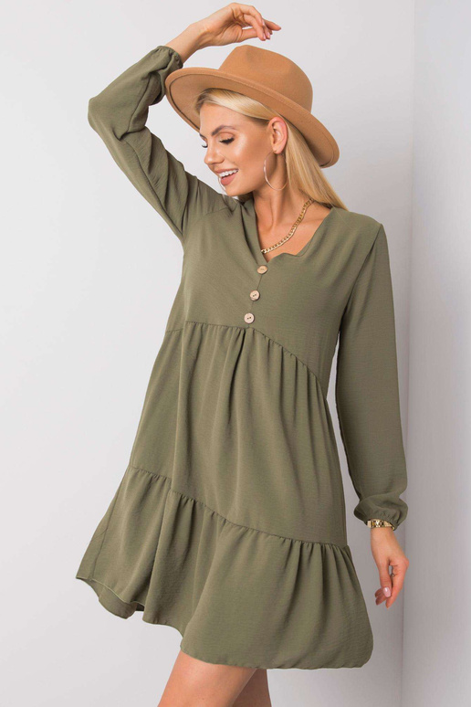 Khaki spalvos suknelė Caroll SUBLEVEL Khaki spalvos suknelė Caroll SUBLEVEL