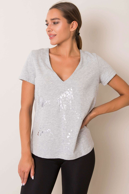 Gray Marble FOR FITNESS marškinėliai