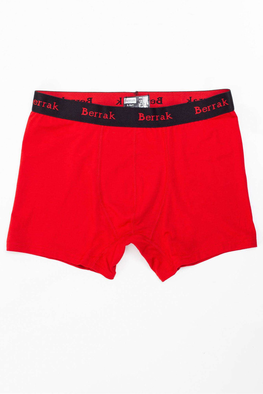 Raudoni vyriški bokso šortai