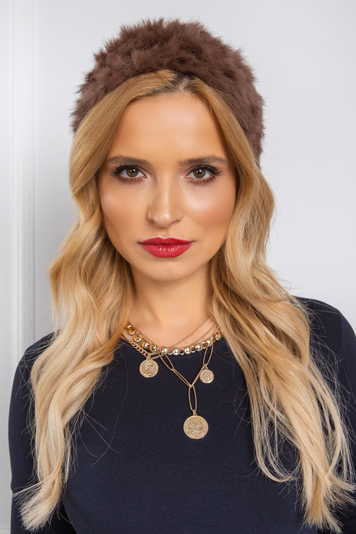 Rudos kailinės kepurė Rudos kailinės kepurė